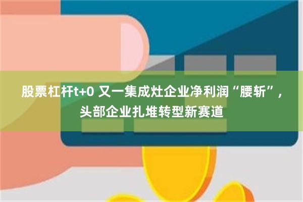 股票杠杆t+0 又一集成灶企业净利润“腰斩”，头部企业扎堆转型新赛道