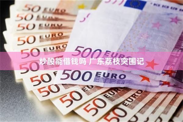 炒股能借钱吗 广东荔枝突围记