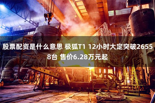 股票配资是什么意思 极狐T1 12小时大定突破26558台 售价6.28万元起