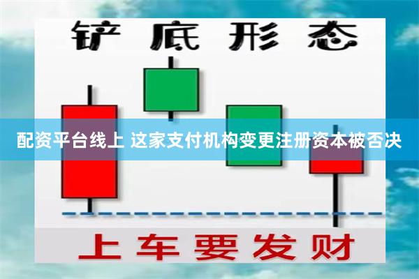配资平台线上 这家支付机构变更注册资本被否决