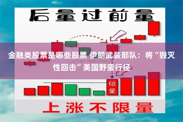 金融类股票是哪些股票 伊朗武装部队：将“毁灭性回击”美国野蛮行径
