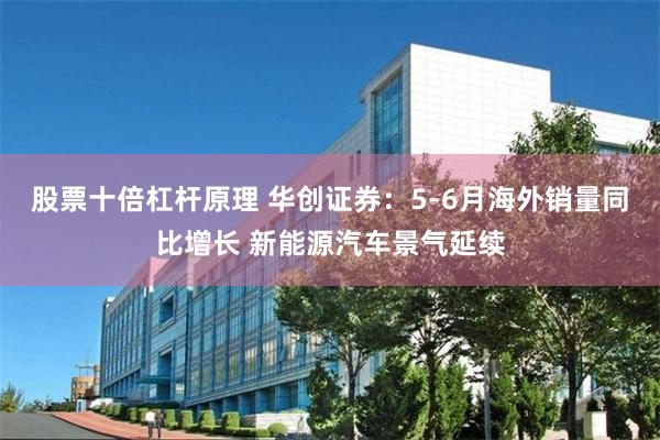 股票十倍杠杆原理 华创证券：5-6月海外销量同比增长 新能源汽车景气延续