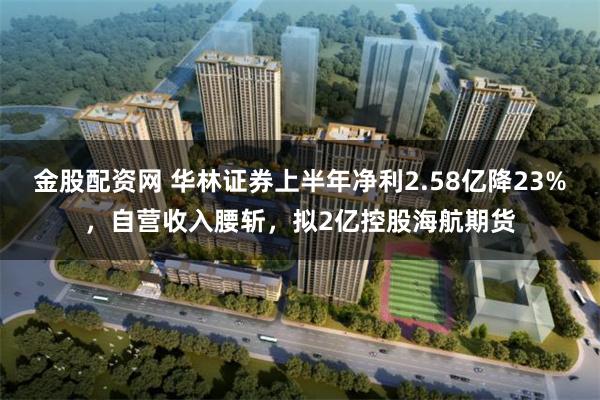 金股配资网 华林证券上半年净利2.58亿降23%,自营收入腰斩,拟2亿控股海航期货
